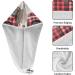 Buy Christmas Dwarf Red Black Plaid Hair Towels | Super Absorbent Quick Dry Hair Turbans - 2 Pack for Women & Girls - Buy Online on GoSupps.com