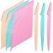 60 pieces of eyebrow razors eyebrow shaper face razor eyebrow razor multi -purpose eyebrow razor foldable eyebrow razor for women.Multicolor 60pcs