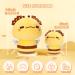 Mewaii 14'' Soft Digital Bee Mushroom Pillow Stuffed Animal Plush - Cuddly Yellow Bee Toy for Kids | 14 Inch Squishy Plushie - Buy Online on GoSupps.com