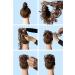 CAISHA XXL Hairpiece Scrunchy Updo in Intense Red for Voluminous Curly Bridal Hairstyle | HW29 - Buy Online on GoSupps.com