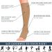 GODORIO Open Toe Compression Socks - 2 Pairs Knee High 15-25 mmHg Best Support for Men & Women - Black/Beige 2X-Large - Buy Online on GoSupps.com