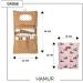 Buy HAMUR Home Warling Pack Organizer & Cosmection Pack 2-in-1 - Small Diaper Bag for Moms - Fox Design | International Shipping - Buy Online on GoSupps.com