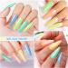 Shining She Gel Nail Polish Set - 6 Colours Cyan, Green, Blue, Coral, Pastel - Soak-Off UV/LED Manicure Gift for Women - 8ML - Buy Online on GoSupps.com