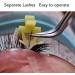Eyelash Separator Set Sturdy Silicone Pads Reusable Eyelash Separator Tool Easy Grafting and Separating Denser Lashes for Home and Salon Use Yellow - Buy Online on GoSupps.com