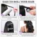Buy Big Self-Grip Hair Curlers with Stainless Steel Duckbill Clips - Perfect Volume for Long Medium & Thick Hair (Black - Buy Online on GoSupps.com