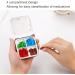 Smart Medication Organizer with Timer Bell Vibration Reminder 4 Compartments Medicine Box for Portable Storage Grey - Buy Online on GoSupps.com