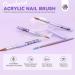 SAVILAND Kolinsky Acrylic Nail Brush Set - Sizes 6 10 14 | Professional Manicure Tool for Acrylic Nails & 3D Nail Art International Shipping Available - Buy Online on GoSupps.com