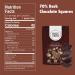 ChocZero Squares 70% Cocoa Special Vegan Dark Chocolate - Keto Friendly, Sugar-Free (3 bags, 30 snack pieces) - Buy Online on GoSupps.com