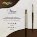 Silver Brush Limited 2629S Monza Round Art Brush - Size 12 | Short Handle Oil, Acrylic, Watercolor Brush - Buy Online on GoSupps.com