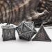 HAOMEJA Metal Dragon DND Dice Set - 7 Solid Role Playing Dice for D&D Dungeons and Dragons (Antique Iron) - Buy Online on GoSupps.com