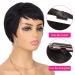 Yargel Pixie Cut Human Hair Wig for Black Women - Glueless Wear and Go Short Layered Wig with Bangs - Daily Wear Machine Made Wig (1B) - Buy Online on GoSupps.com