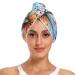Butterfly Watercolor Hair Towel 2 Pack Super Absorbent Hair Drying Towel Quick Dry Hair Turbans Head Towel with Button Twisty Wrap for Women Girls