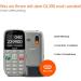 Gigaset GL390 GSM - Seniors Mobile Phone with SOS Button 2.2 Display & Large Keys - Contract-Free Titanium Silver - Buy Online on GoSupps.com