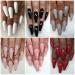 ROSALIND 12pcs Dip Powder Nail Art Kit - Nail Acrylic Dipping Powder Set for DIY Nail Decoration - No UV/LED Lamp Needed - Pink - Buy Online on GoSupps.com