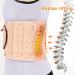 Fbite Back Support Belt - Lumbar Pain Relief for Sciatica & Herniated Disc | Adjustable 67-110 cm Waist - Buy Online on GoSupps.com
