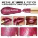 Oulac Love Particle Metallic Burgundy Lipstick - Vegan & Cruelty-Free High Impact Lipcolor 4.3g/0.15oz - Buy Online on GoSupps.com