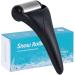 Stainless Steel Ice Roller for Face & Eye Puffiness Migraine Pain Relief Face Massager Tools Self Care Gift for Men Women Black Stainless Steel Roller
