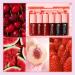 6 Colors Water Tint Lip Stain Set | Long-Lasting Plumping Mini Liquid Lipstick | Moisturizing Tinted Lip Stain for Women | Non-Sticky Daily Lip Makeup - Buy Online on GoSupps.com