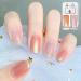 Pearl Pink Nail Polish Quick Dry Glitter Gel 2 in 1 Mermaid Nail Varnish Set Shimmer Long Lasting Glossy Easy to Apply No Need Cure Chip Resistant Nail Varnishes DIY Nail Art Gift for Women - Buy Online on GoSupps.com