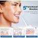 MiTdir Water Dental Flosser Oral Irrigator | 5 Jet Tips, 4 Modes, IPX7 Waterproof, 300ML Tank | Portable Cordless Teeth Cleaner - White - Buy Online on GoSupps.com