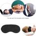 10 Pack Black Eye Mask Blindfolds for Sleep, Travel, Office, Nap - Stress Relief - Buy Online on GoSupps.com