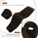 Brown Hair Extensions Clip In Real Hair 20 Inch Clip In Human Hair Extensions Brown Double Weft Clip In Brown Human Hair Extensions 100% Remy Human Hair 120g 1.1Clip#2 20inch - Buy Online on GoSupps.com