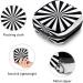 GIAPB Period Bag | Sanitary Napkin Storage & Makeup Travel Pouch | Black & White Stripe Color - Buy Online on GoSupps.com