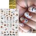 JMEOWIO 9 Sheets Halloween Nail Art Stickers Decals Self-Adhesive Cute Colorful Ghost Nail Supplies Nail Art Design Decoration Accessories - Buy Online on GoSupps.com