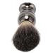 Professional Beard Shaving Brush with Stainless Steel Handle | Travel & Salon Use | Best eCommerce Quality - Buy Online on GoSupps.com