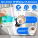 1100ml Laundry Detergent Dispenser | Transparent Reusable Container with Measuring Cup | Ideal for Washing Powder, Softener, Scent Booster | Laundry Storage Solution - Buy Online on GoSupps.com