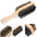 Double-Sided Beard Brush | Healeved Mustache & Hair Cutting Brush | Salon Quality Nylon Shaving Brush (17.5x5x4.4cm) - Perfect for Men s Grooming - Buy Online on GoSupps.com
