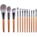 Premium Natural Makeup Brush Set - Goat Hair Eyeshadow & Face Powder Brushes for Flawless Application - International Shipping Available - Buy Online on GoSupps.com
