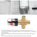 Thermostatic Mixed Valve for Home Improvement | Chrome Polished Temperature Control for Bathroom - Buy Online on GoSupps.com