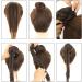 Hair Extensions 20 Inch Fishbone Braid Ponytail Hair Extensions Synthetic Bun with Drawstring Hair Comb Ponytail Braided Ponytail Hair Pieces For Women (Color : Dimgray) - Buy Online on GoSupps.com