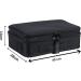 Nanshy Travel Make-Up Bag with Mirror & Zipper | Professional Large Cosmetic Organizer for Make-Up Hair & Nails - Compatible with Luggage - Buy Online on GoSupps.com
