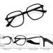 Sojos Oversized Square Blue Light Blocking Glasses for Women - TR90 Frame - SJ5081 C1 Black Frame - Buy Online on GoSupps.com