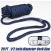 Innocegear 2 Pack Premium Navy Blue Dock Lines - 25ft Double Braided Nylon Mooring Lines for Marine Boats - Buy Online on GoSupps.com