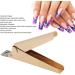 False Nail Clippers U-Shaped Easy Operation Stainless Steel False Nail Clippers High Strength Lightweight for Home and Salon Use (Gold) - Buy Online on GoSupps.com