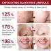 Black Rice Exfoliant and White Rice Ampoule Exfoliant, Peel Shot Glow Exfoliating Face Serum, Korean Skin Care Soft Exfoliating Body Scrub Dead Skin Cells, Blackheads Remover For All Skin Types 100ml Black+White - Buy Online on GoSupps.com