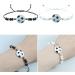 Oralgos Sporty Football Friendship Bracelet - Popular Cartoon Bangle & Wax Rope Alloy Wrist Chain for Men & Women - Buy Online on GoSupps.com