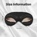 Eyelash Pattern Soft Sleep Eye Mask | Breathable Eye Patch for Women | Perfect for Travel & Relaxation - Buy Online on GoSupps.com