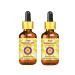 Dev Herbes Pure Babassu Oil (Attalea Speciosa) with glass dripper natural therapeutic quality cold -pressed (Pack of Two) 100ml x 2 (6.76 oz)