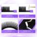 Nagaraku Individual Eyelash Extensions - Permanent Volume 8mm Thick 0.10D Curl Matt Black - Ideal for Beautiful Natural Looks - Buy Online on GoSupps.com
