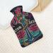 Rose Sailing Hot Water Bottle with Plush Cover - Bed Bottle Hand Warmer for Adults & Children | 26.5x15.3cm - Perfect for Comfort & Warmth - Buy Online on GoSupps.com