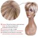 QUEENTAS Pixie Layered Short Blonde Mixed Brown Wig - Synthetic Hair for White & Black Women - Buy Online on GoSupps.com