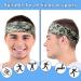 Men's Camo Sweatband for Workout, Sports, Basketball, Football, Cycling - Wide Absorbing Headband for Running and Yoga - 4.7 x 9.8 Inch, Mixed Style - Buy Online on GoSupps.com