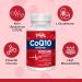 COQ10 with L-Glutathione 1000mg Capsules - 100% Fermented Coenzyme Q10 Antioxidant Vegan Gluten-Free Non-GMO - 60 Pieces (3 Pack) - Buy Online on GoSupps.com