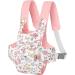 GAGAKU Baby Doll Carrier - Pink Peach Blossom Toy Sling with Adjustable Straps for Kids - Buy Online on GoSupps.com