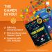 PowerBears Gamer Mix - Tetris & Space Invaders Gummy Bears | Fruity Flavors (4x125g) - Perfect Snack for Gamers! - Buy Online on GoSupps.com
