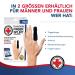 Dr. Arthritis Finger Bandage & Rail for Injury Protection | Small & Medium Sizes | Black | Doctor Designed - Buy Online on GoSupps.com
